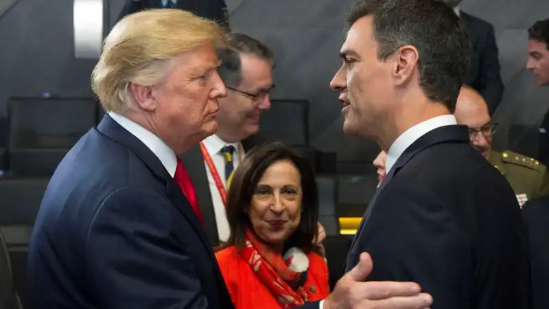 pedro sanchez donald trump
