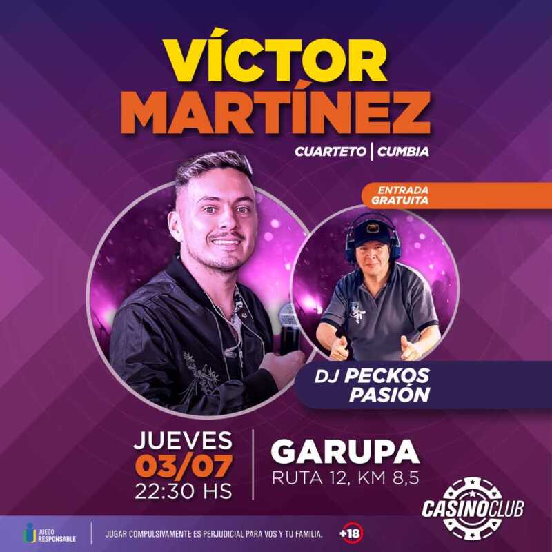25 07 03 VICTOR MARTINEZ DJ PECKOS PASION Flyer Feed - 2