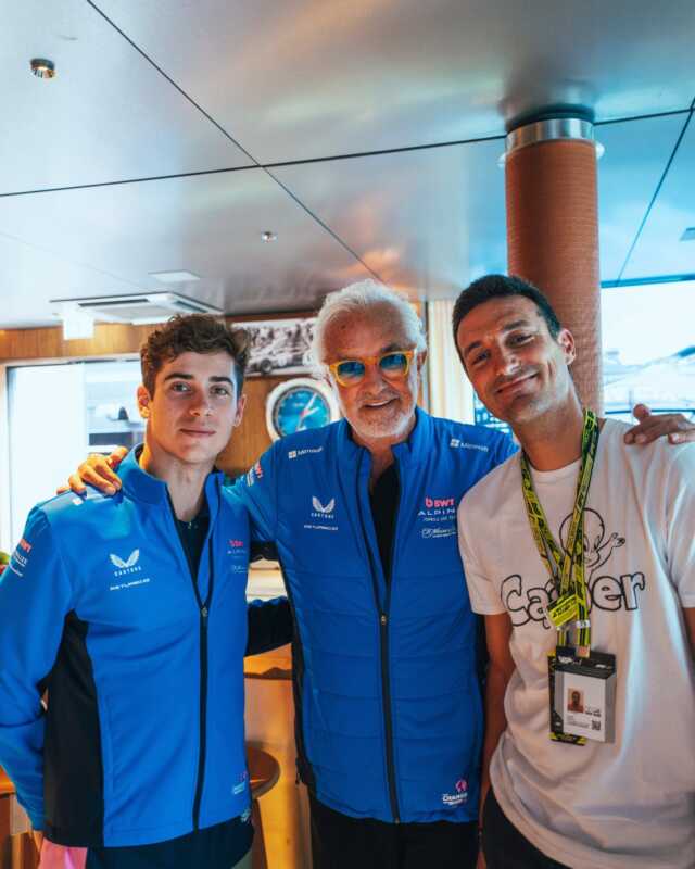 Franco Colapinto largará 15° en el GP de Bélgica 4 El argentino Colapinto recibió la visita de Scaloni