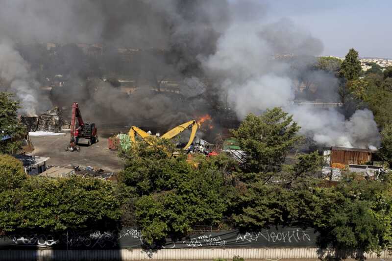 Explosión e incendio en una gasolinera de Roma dejó al menos 27 heridos 6 gasolinera roma6 - 5