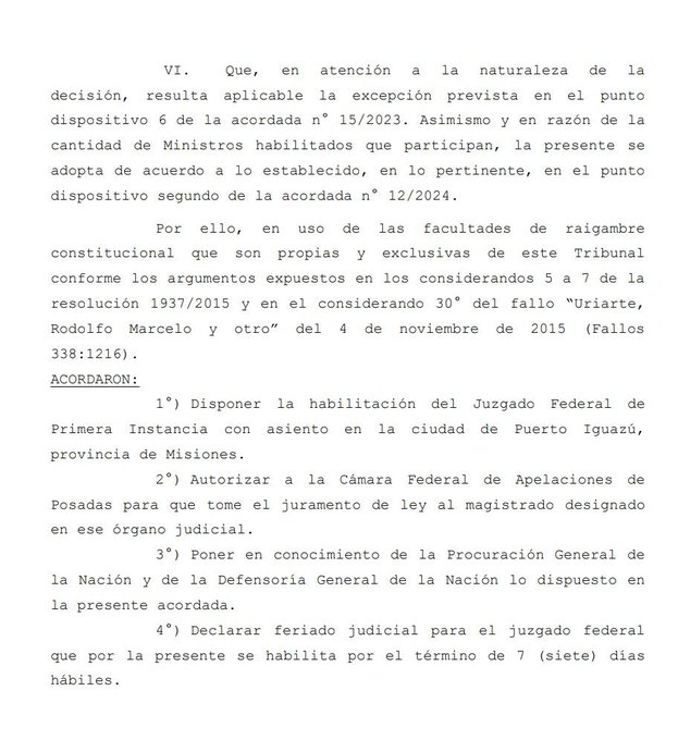 El juez Cardozo presentó su renuncia y se espera que jure para asumir en el Juzgado Federal de Puerto Iguazú 3 juzgado iguazu - 2