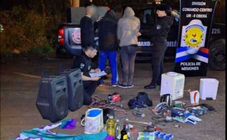 Oberá detenidos