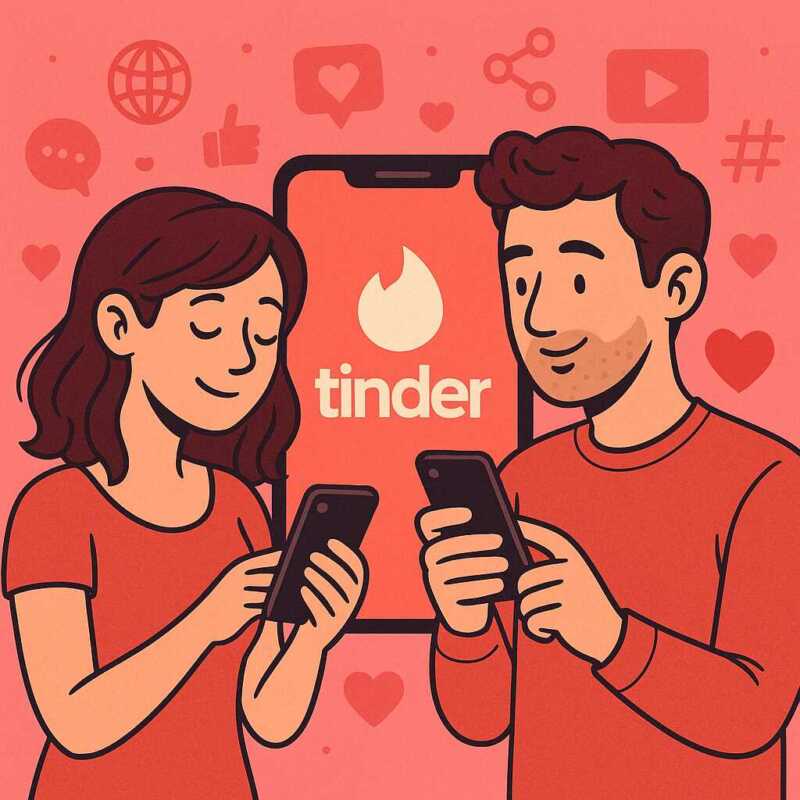 En redes como Tinder o Instagram, las personas se presentan como productos atractivos y deseables. Pero según Aranda, eso genera expectativas muchas veces imposibles