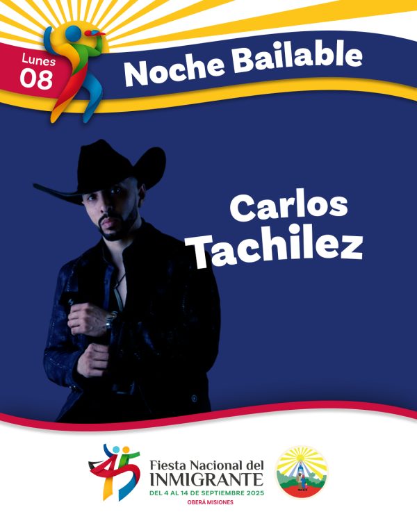 Fiesta Nacional del Inmigrante: grilla de shows, colectividades y precios de entradas 10 08 Noche Bilable 1 600x750 1 - 9