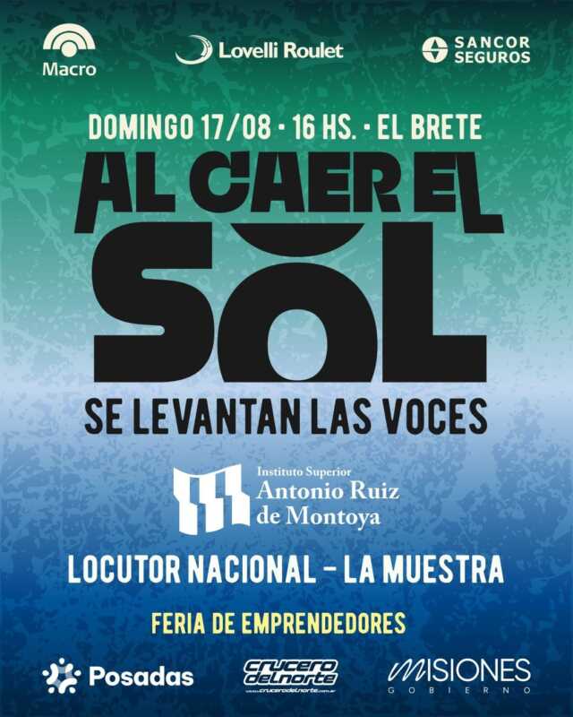 Arte, música y cultura para todos este fin de semana en Posadas 8 Fin de semana en Posadas con grandes propuestas