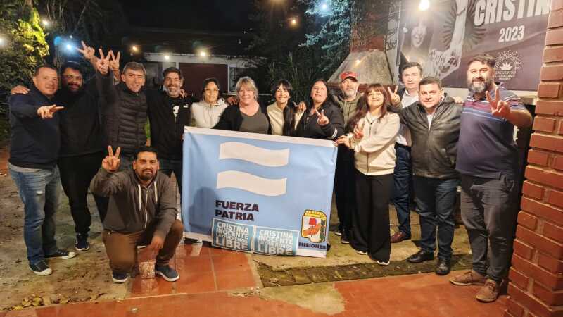 Cristina Britez presentó la lista del Fuerza Patria en Misiones britez