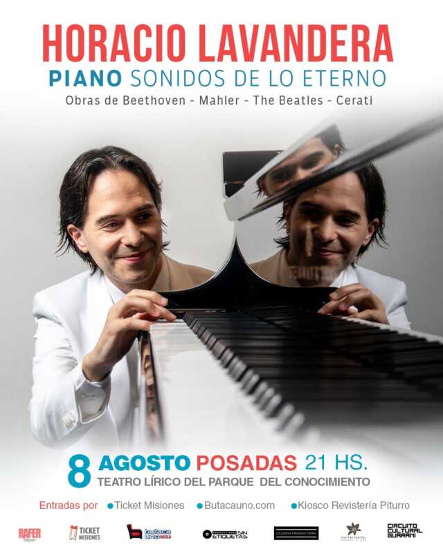 Música eterna: Lavandera rinde homenaje a Beethoven y Cerati 2 Lavandera llega al Parque del Conocimiento