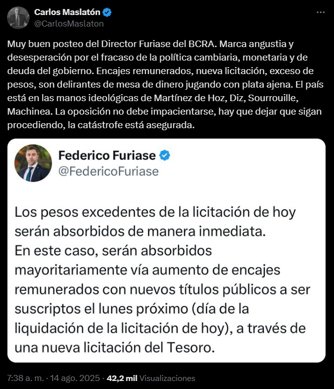 licitación lecap argentina