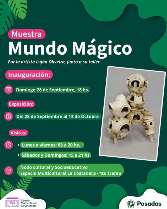 Cultura y música en Posadas: un fin de semana con fiestas, festivales y arte 5 20250924 acm 24 mundo magico 768x961 1 - 4