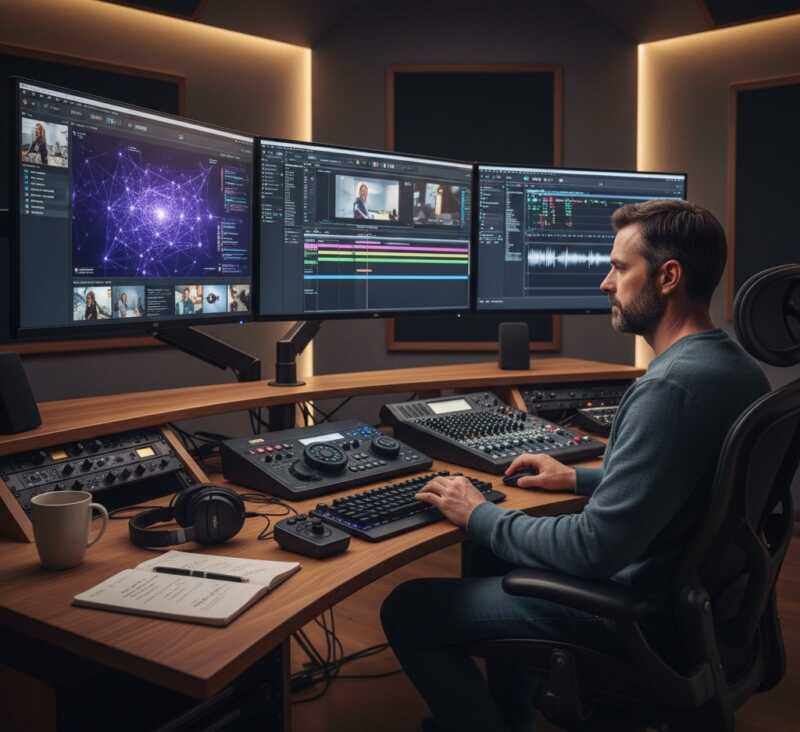 Producción, creatividad y riesgo: cómo la IA redefine lo audiovisual 1 IA audiovisual