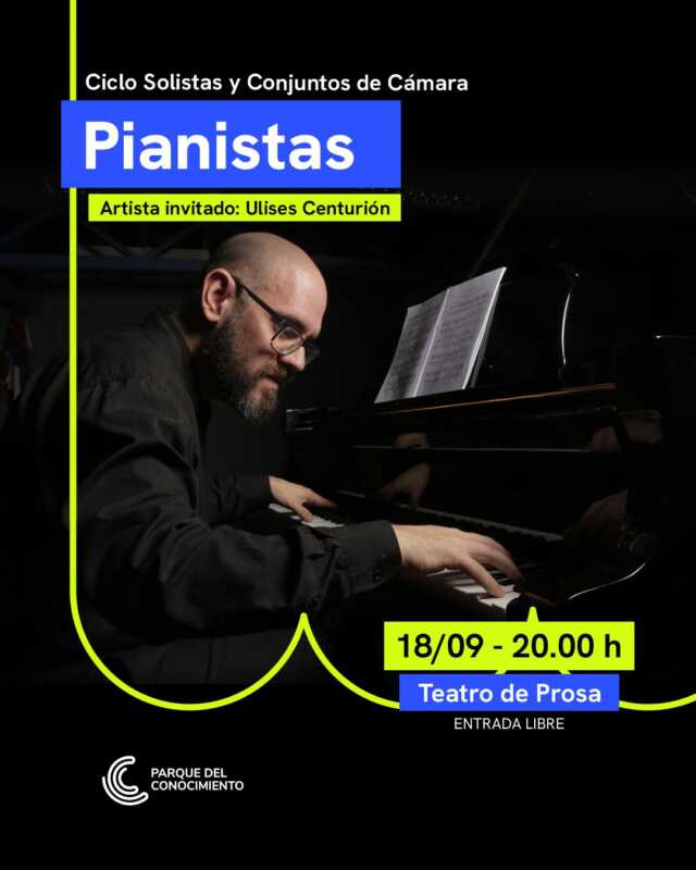 De Noruega a Misiones: un viaje musical en piano en el Parque del Conocimiento 4 El show será el en Teatro Prosa ubicado en el Parque del Conocimiento