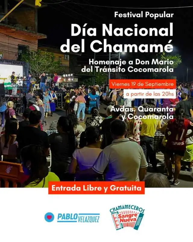 Posadas celebra la primavera con chamamé, gastronomía y música en vivo 3 Tres festivales gratuitos para disfrutar en Posadas este septiembre