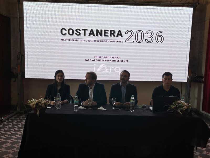 Juan Pablo Valdés presentó el Master Plan 2026-2036 para Ituzaingó: la costanera al Paraná será realidad ituzaingo