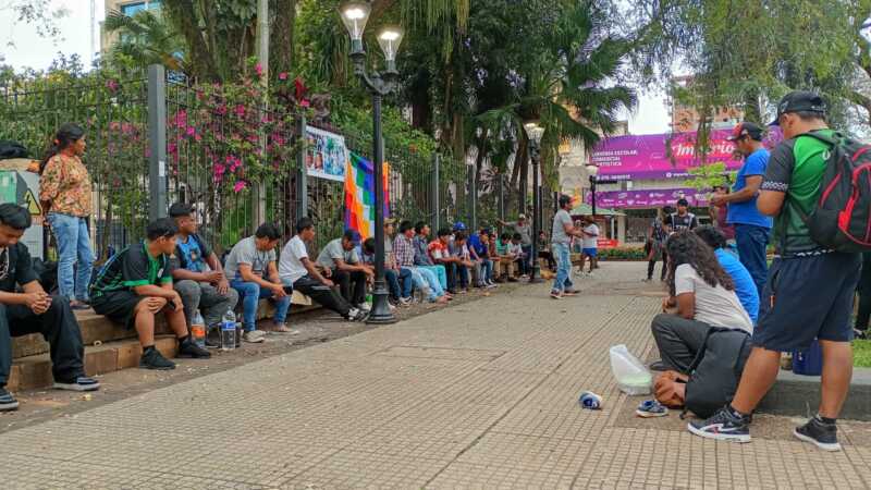 Comunidades mbyá levantan acampe en Posadas pero no se irán sin acta firmada por el Gobierno 2 comunidades mbyá
