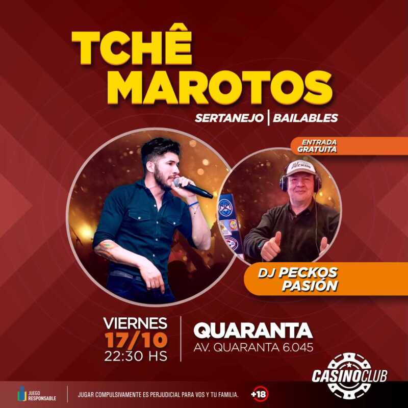 Viví el tercer fin de semana de octubre en el Casino Club 6 25 10 17 TCHE MAROTOS DJ PECKOS PASION Flyer Feed - 5