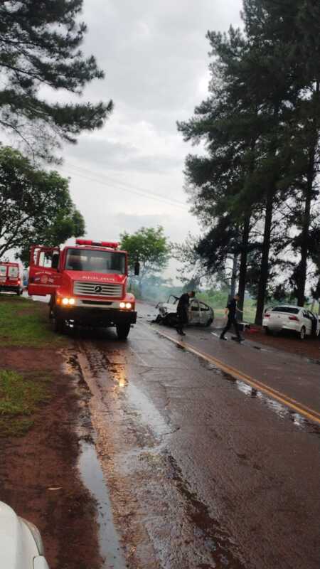 Tragedia en Azara: un choque frontal dejó un muerto y dos heridos sobre la Ruta Provincial N.º 1 2 Azara