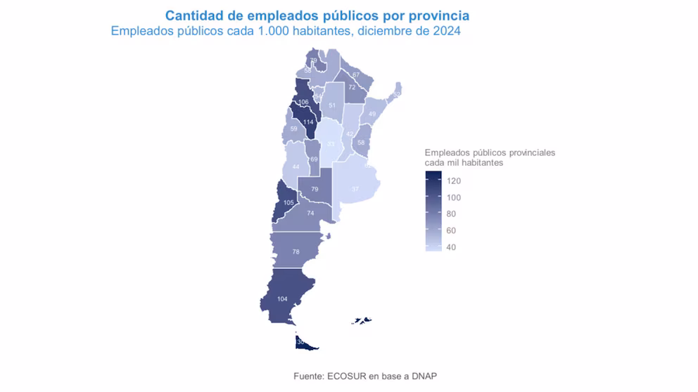 Tierra del Fuego y Neuquén lideran el empleo público y los sueldos más altos de la Argentina 5 NCJN4UWQZ5GRJG7WSZUP4DKRJY - 4