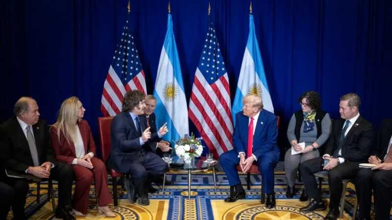javier milei y donald trump