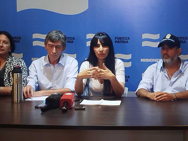 Cristina Brítez, Fuerza Patria en Misiones: “Somos la verdadera oposición que le pone un freno a Milei” britez frente patria Misiones