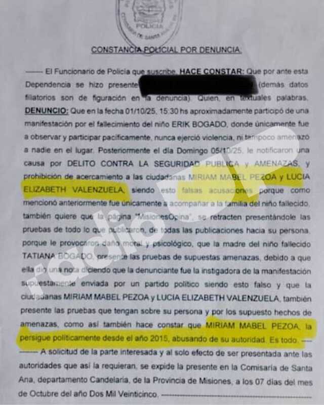Denunciaron a la intendenta de Santa Ana por abuso de autoridad 7 santa ana