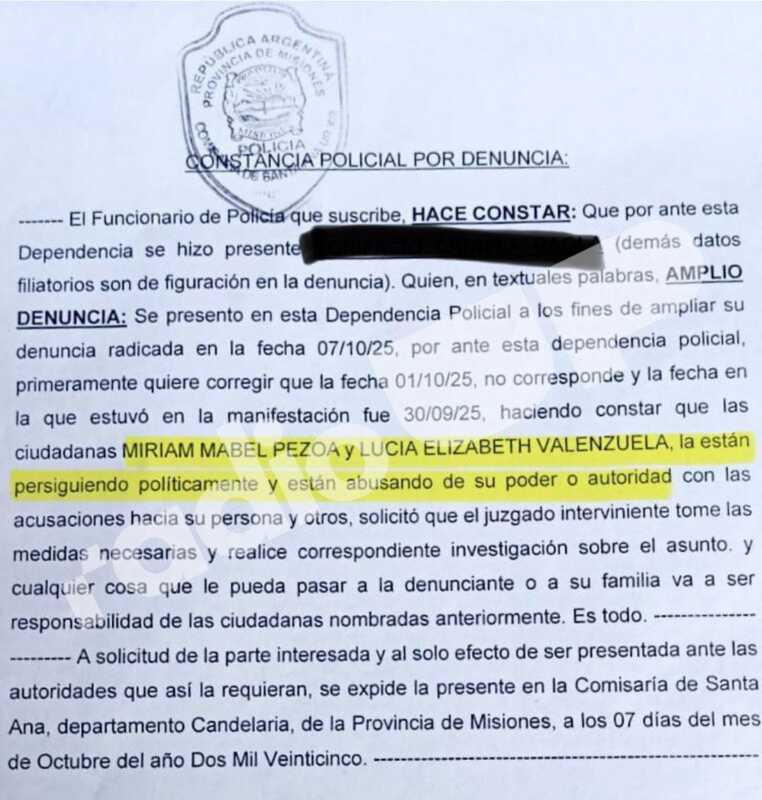 Denunciaron a la intendenta de Santa Ana por abuso de autoridad 4 denuncia intendenta santa ana 3 - 3