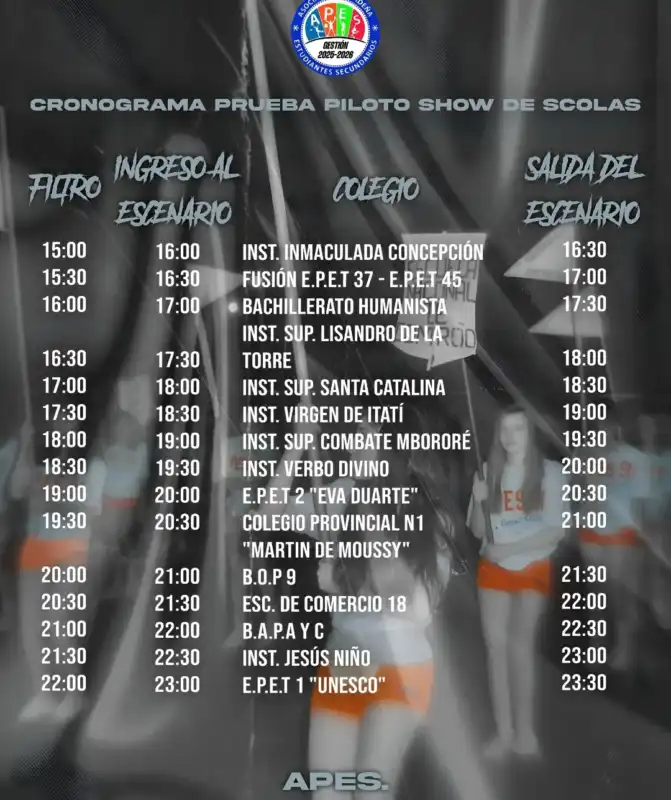 La estudiantina posadeña vive el ensayo del show de scolas: cronograma y desvíos en el tránsito 3 estudiantina cronograma 2 - 2