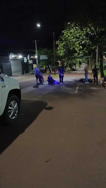 Cinco heridos en accidentes de motocicleta en Oberá y Leandro N. Alem 1 motocicleta