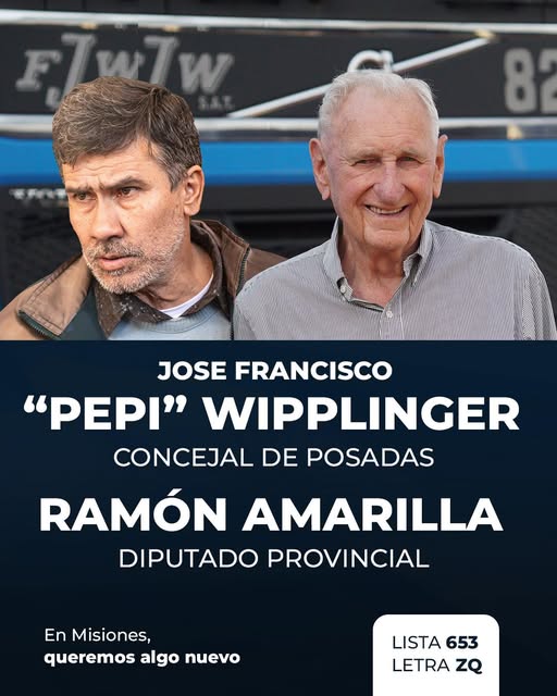 Electo hace 4 meses, “Pepi” Wipplinger renunció a su banca en el Concejo Deliberante de Posadas 1 wipplinger
