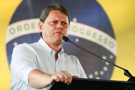 Tarcísio de Freitas, gobernador de San Pablo.
