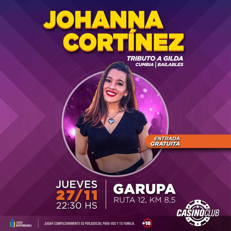 Noviembre se despide a puro show en el Casino Club 2 25 11 27 JOHANNA CORTINEZ Flyer Feed 1 - 1