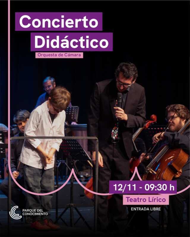 Disfrutá de la música sinfónica en el Concierto Didáctico del Parque