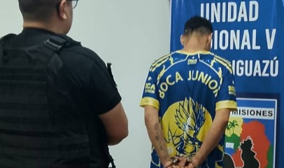 “Dany” cayó preso en Iguazú tras robar en un comercio céntrico e intentar huir Iguazú