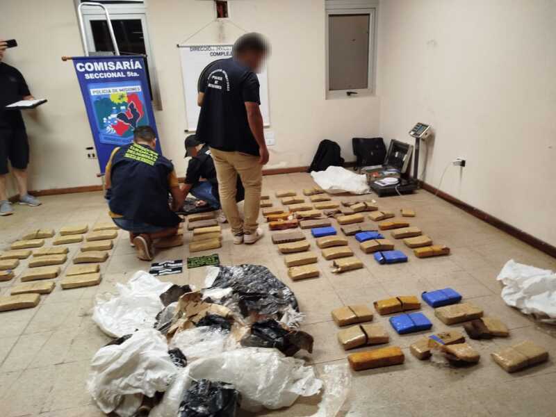Operación narco en Garupá: secuestraron millonario cargamento de 50 kilos de marihuana marihuana garupa