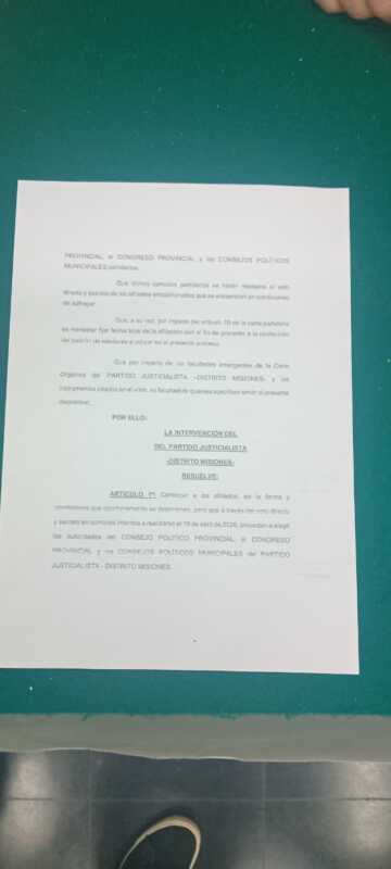 El PJ Misiones vuelve a votar: convocan a internas para abril de 2026 tras 30 años sin renovación 6 PJ 2 - 5
