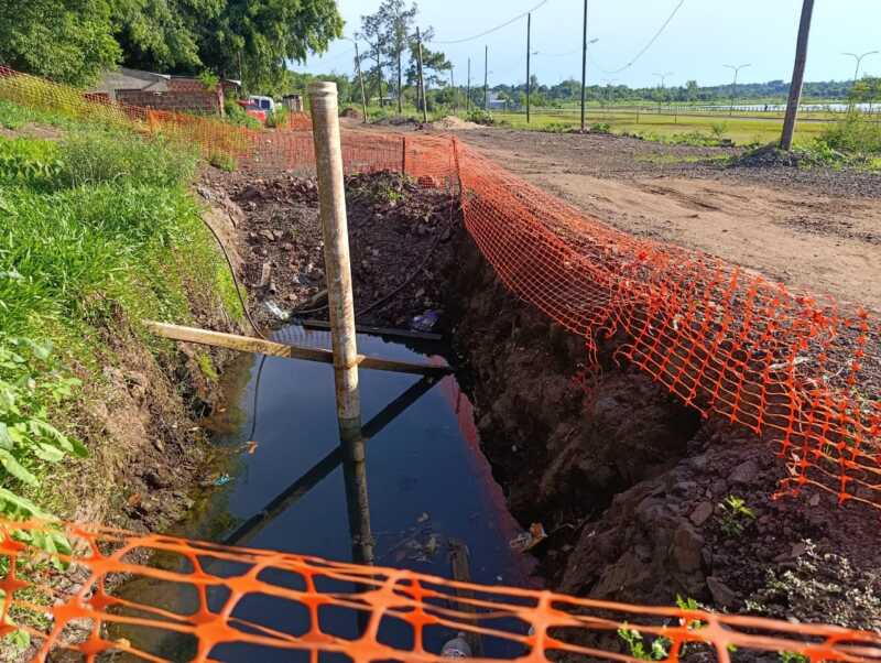 Vecinos de la Chacra 252 de Posadas reclaman finalización de obras paralizadas en la zona Posadas