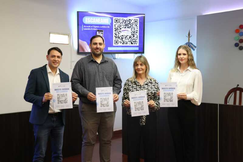 Alem presentó la cuarta consolidación normativa del Digesto Jurídico municipal 3 alem 2 1 - 2