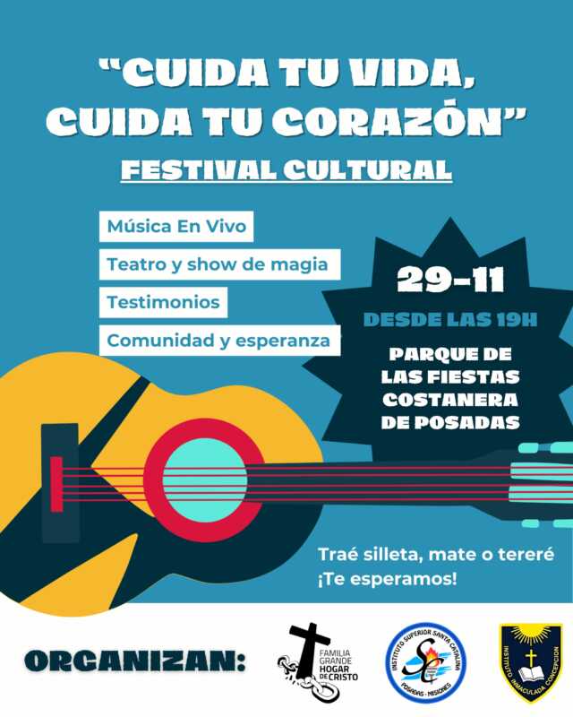 “Cuida tu vida, cuida tu corazón”, el festival cultural que convoca a jóvenes y familias en Posadas 6 festival cultural - 5