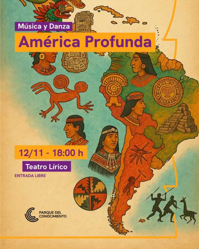 América Profunda se presenta en el Parque del Conocimiento 2 El Parque del Conocimiento presenta América Profunda