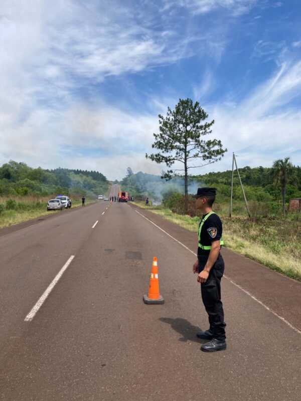 Tragedia en Mártires: Oscar Hugo Garay es el empresario fallecido en la ruta 103 2 incendio martires 3 - 1