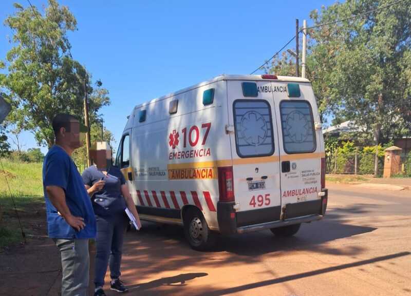 Posadas: un hombre de 65 años murió tras descompensarse en la vía pública en Itaembé Miní 2 muerto itaembe mini - 1