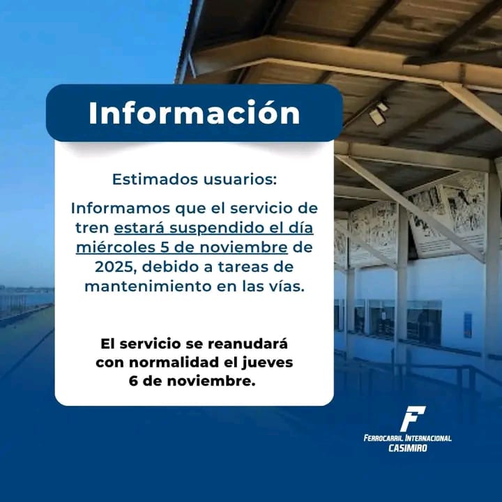 El tren internacional estará suspendido este miércoles por tareas de mantenimiento 4 tren 5 11 - 3