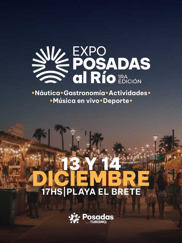 Carnaval, rock y tradición: Posadas presenta su agenda más colorida del mes 3 20251210 acm 14 1expo posadas al rio - 2