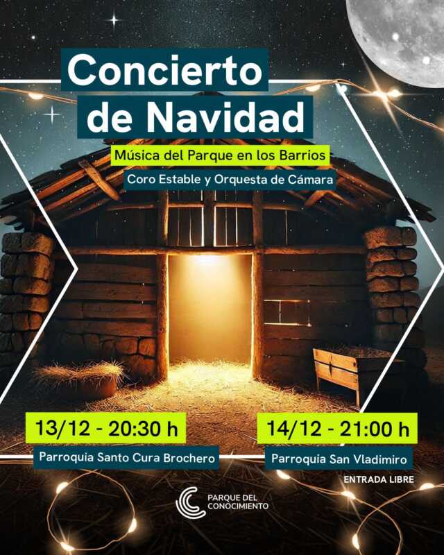 El Parque del Conocimiento celebra la Navidad con dos conciertos gratuitos 2 Coro y Orquesta del Parque del Conocimiento en dos conciertos de Navidad