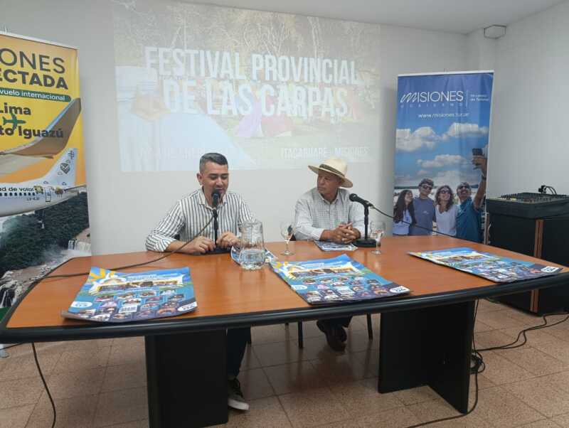 Presentaron el 33° Festival Provincial de las Carpas en Itacaruaré 3 festival carpas itacaruare 1 - 2
