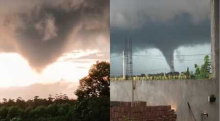 Un tornado sorprendió al sur de Paraguay y generó alarma en zonas rurales tornado