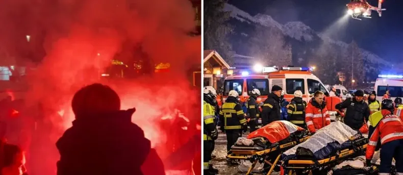 Tragedia en Año Nuevo: Incendio en un estación suiza deja decenas de víctimas Fatales Año