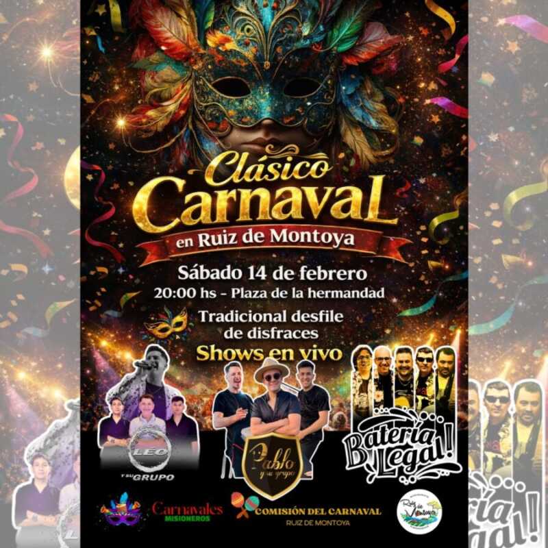 Carnavales en Misiones 2026: Scherer confirmó el calendario y anunció el lanzamiento provincial 11 Camping Municipal Cuna Piru Ruiz de Montoya 2 - 10