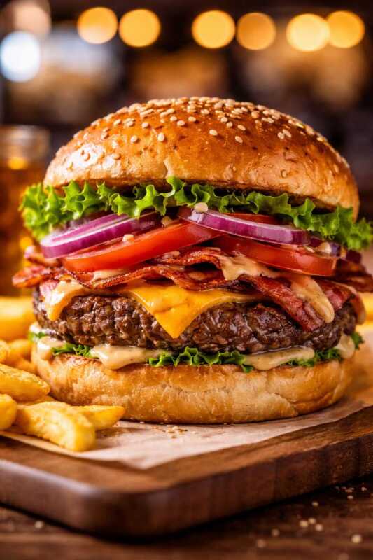 Día Mundial de la Hamburguesa: la historia del plato nacido en Hamburgo que conquistó el mundo 2 De comida rápida a símbolo cultural: logró atravesar fronteras y adaptarse a sabores de todo el mundo.