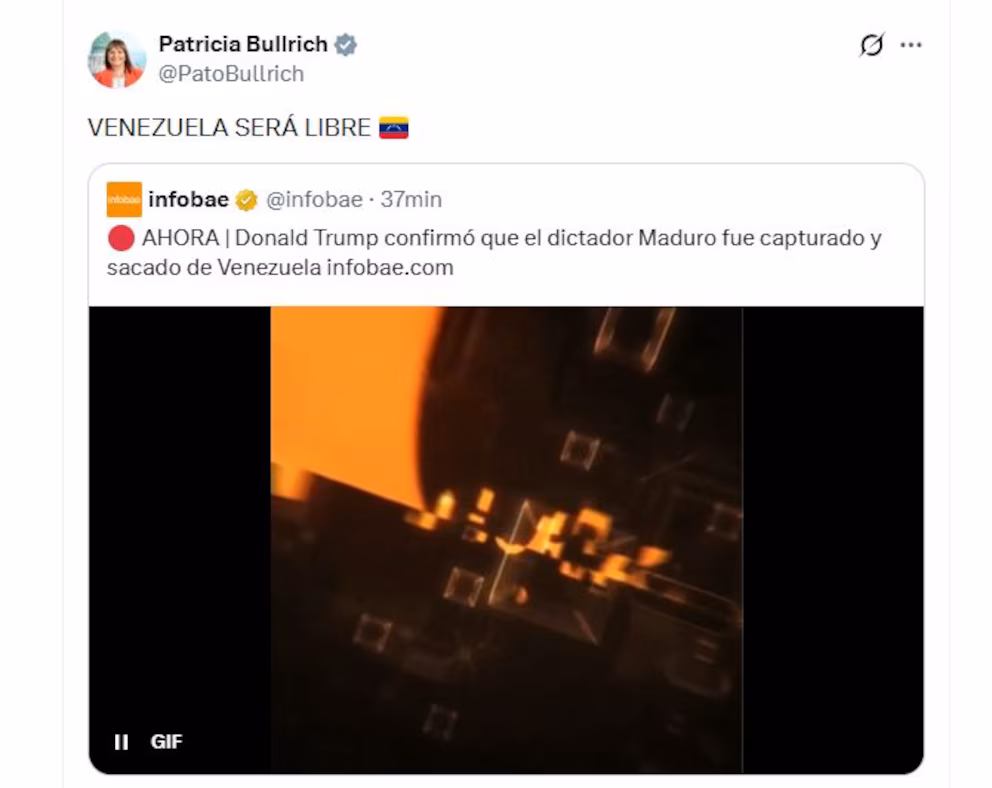 Milei celebró la captura de Nicolás Maduro tras un operativo de EE. UU 4 Milei