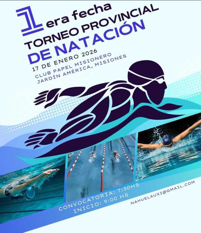 El Torneo Provincial de Natación 2026 ya tiene calendario confirmado 2 Natación